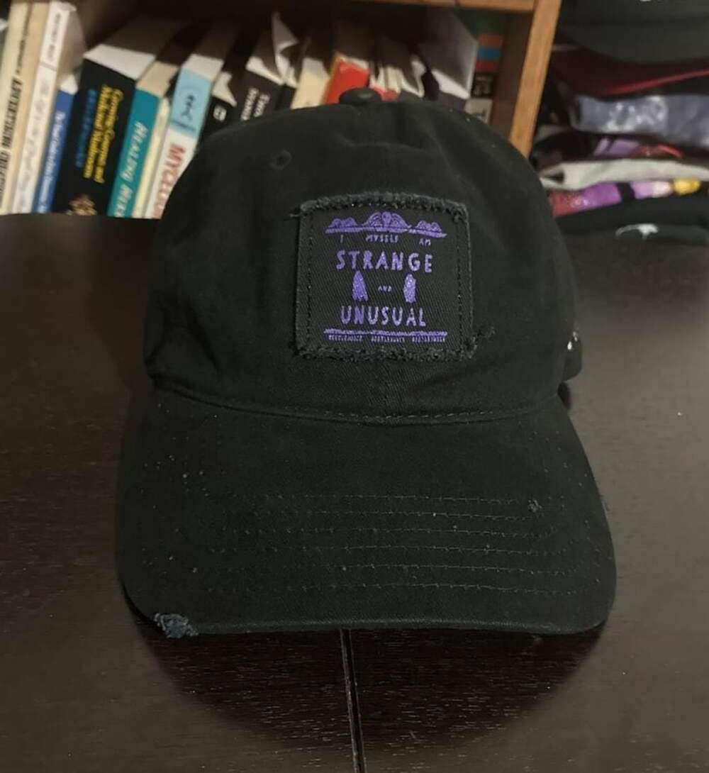 Beetlejuice Strange And Unusual Black Baseball Cap Hat